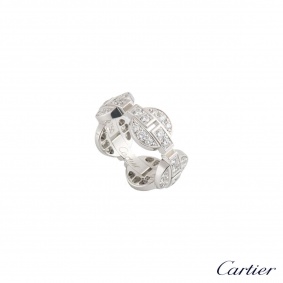 Cartier White Gold Diamond Himalia Ring